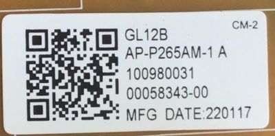 FUENTE DE PODER PARA TV SONY / NUMERO DE PARTE 100980031 / 1-009-800-31 / AP-P265AM-1 / GL12B / AP-P265AM-1 A / 2955082301 / PANEL YDBM050CCU11 / MODELO KD-50X85K / KD50X85K - Imagen 3